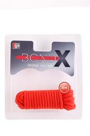 BONDX LOVE ROPE - 5M RED T