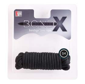 BONDX LOVE ROPE - 5M BLACK T