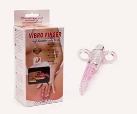 FINGER VIBE,10 Functions  TPR Material, 3 LR44 Batteries