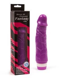 Penis Vibe, PVC Material, 2 AA batery, Purple, 4x20 cm