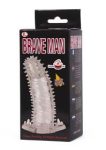Brave Man Penis sleeve, TPR material, 14x4,2