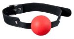GP SOLID SILICONE BALL GAG RED
