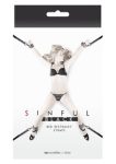 Sinful Black Bed Restraint Straps