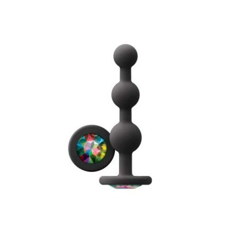 Glams - Ripple Rainbow Gem - Black