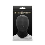   Fetish & Fashion - Zippered Mouth Hood - Black - Alternate Package