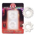 Synergy Tickler Rings. Set of 2 rings clear