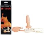 BUTT PLUG VIBRATOR WITH PUMP